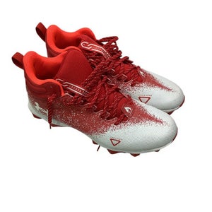 Used Under Armour LOCKED DOWN Adult FB Cleats Red Senior 11.5 11347-S000251570