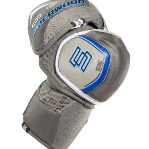 New Junior Medium Sher-Wood Code TMP 1 Elbow Pads (New)
