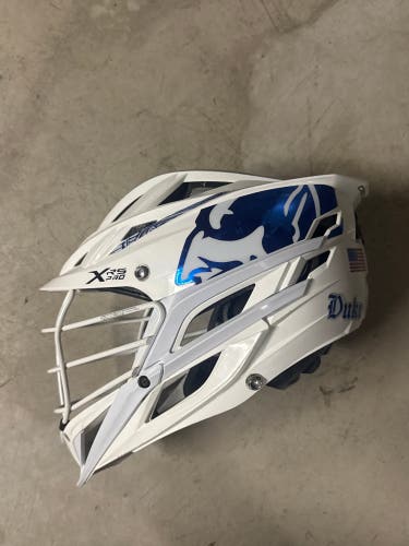 Duke Lacrosse Helmet - XRS Pro with Duke Chapel Decals
