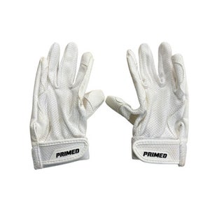 Used Primed BB/SB Batting Gloves White XS 11406-S000105519