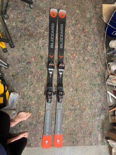 Unisex 2019 Blizzard  178 cm All Mountain Firebird Race TI Skis With Bindings Max Din 14 (Used)