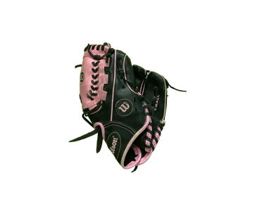 Used Wilson T BALL BB/SB Glove RH Throw Black 10" 11686-S000044673