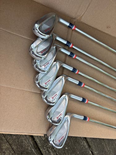 Men's 2025 Srixon ZXi4 Right Handed Iron Set Stiff Flex Steel Shaft (Used)