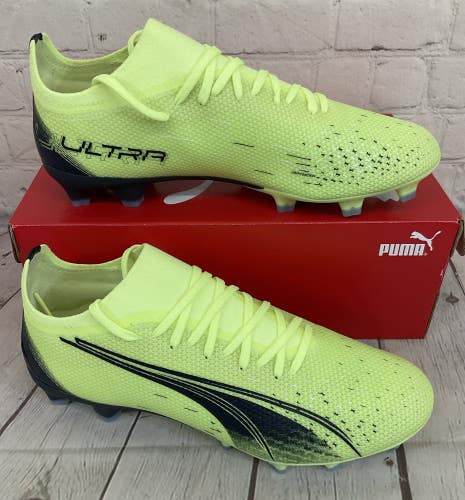 Puma 106900 01 Ultra Match FG/AG Men's Soccer Cleats Fizzy Light Parisian US 9.5