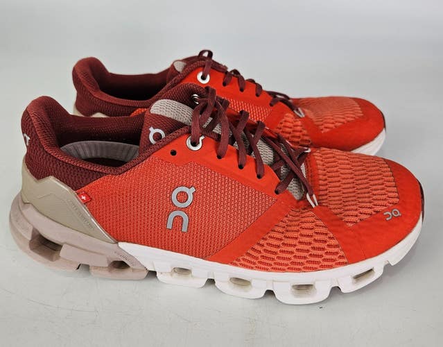 On Cloud Cloudflyer Quartz Red Orange Running Womens Size 7.5 Sneakers