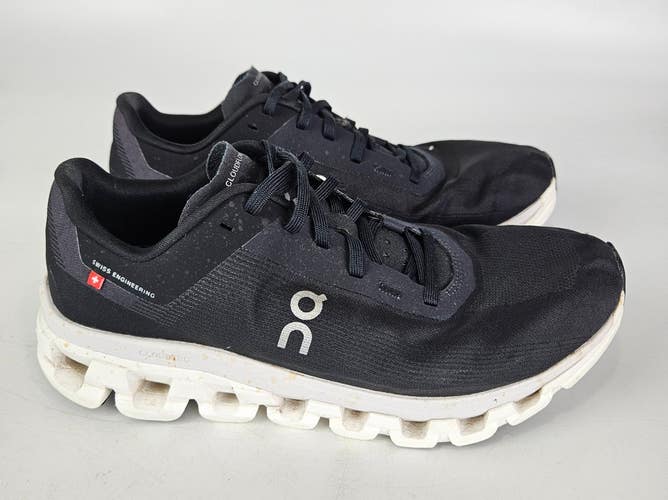 On Cloud Cloudflow Cloudtec Running Shoes Womens Size 8 Walking Jogging Black