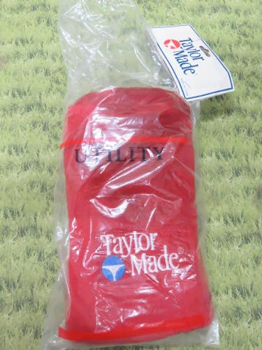 NEW * TaylorMade UTILITY / Wood Headcover - Fuzzy Plush Fur Barrel