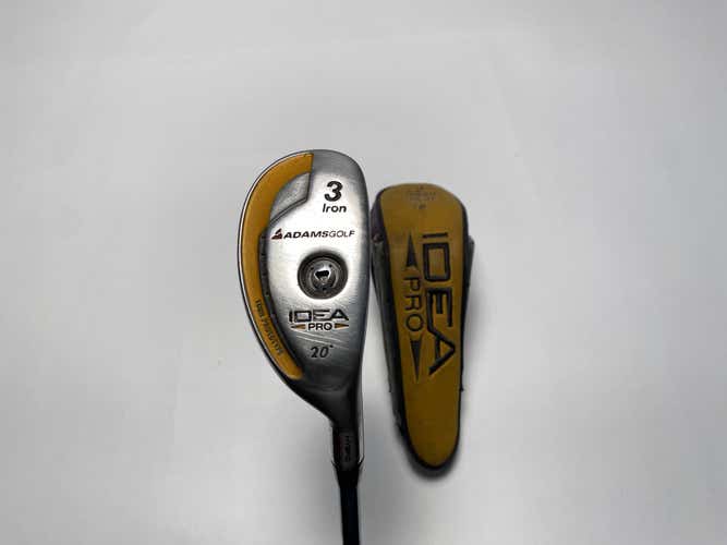 Adams Idea Pro Gold 3 Hybrid 20* Aldila VS Proto 80g Stiff Graphite Mens RH HC