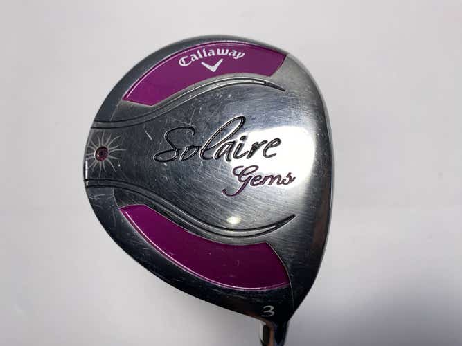 Callaway Solaire Gems 3 Fairway Wood 15* 55g Ladies Graphite Womens RH