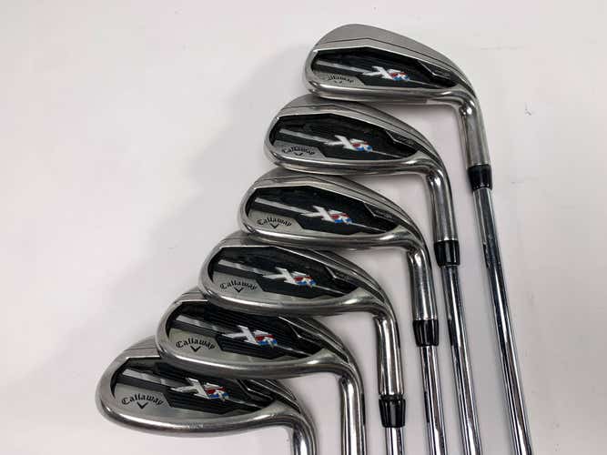 Callaway XR Iron Set 7-PW+GW+SW True Temper Speed Step 80 80g Regular RH