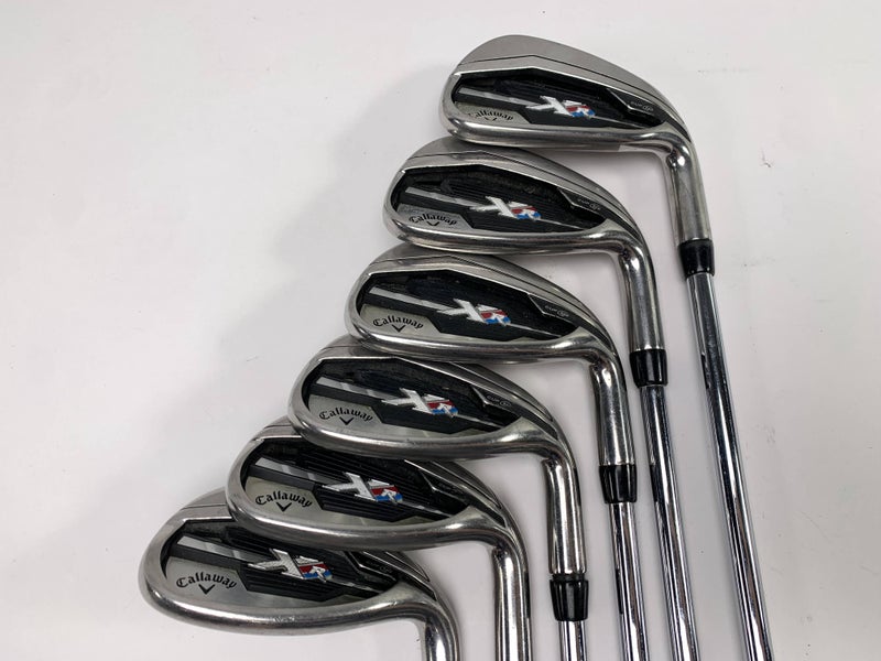 Callaway XR Iron Set 7-PW+GW+SW True Temper Speed Step 80 80g Regular RH