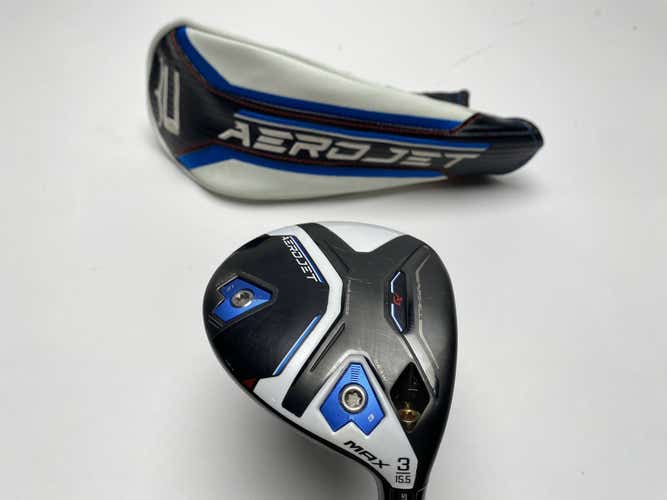 Cobra AeroJet Max 3 Fairway Wood 15.5* UST Mamiya Helium 5F2 Senior RH HC