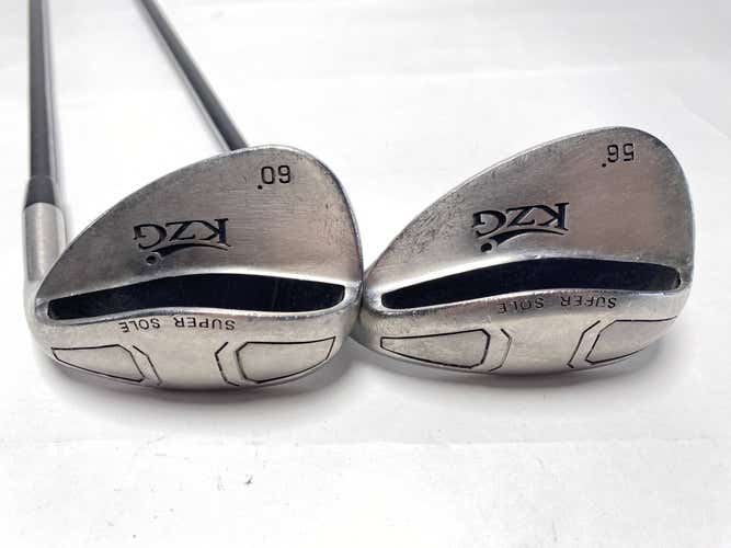 KZG Super Sole Wedge Set 56* 60* Accra i-Series 70i Regular Graphite Mens RH