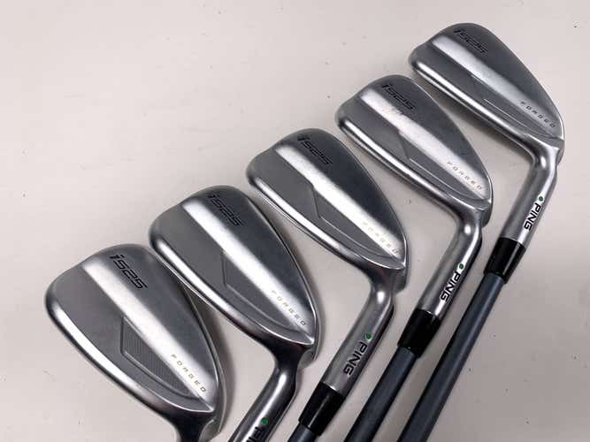 Ping i525 Iron Set 6-PW Green Dot 2* Up Alta CB AWT Reg RH Midsize Grips
