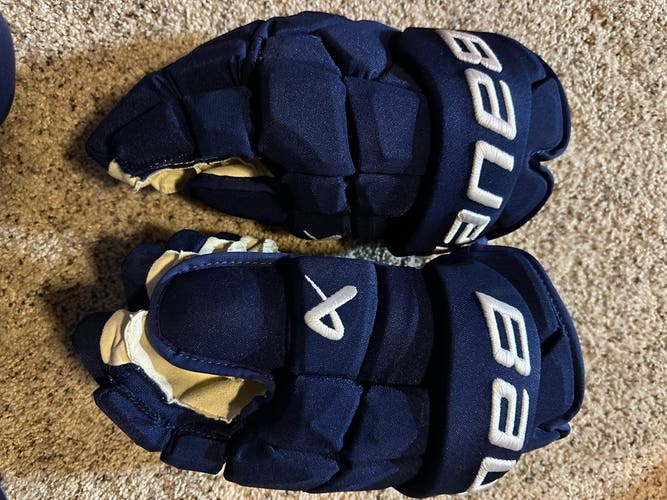 Bauer Supreme Mach Gloves 14" Pro Stock (Used) custom