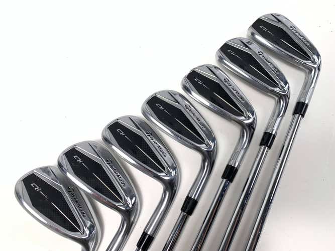 TaylorMade Qi Iron Set 6-PW+GW+SW KBS Tour Lite Regular Steel Mens RH