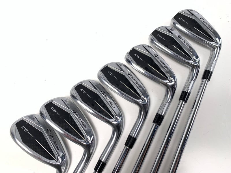 TaylorMade Qi Iron Set 6-PW+GW+SW KBS Tour Lite Regular Steel Mens RH