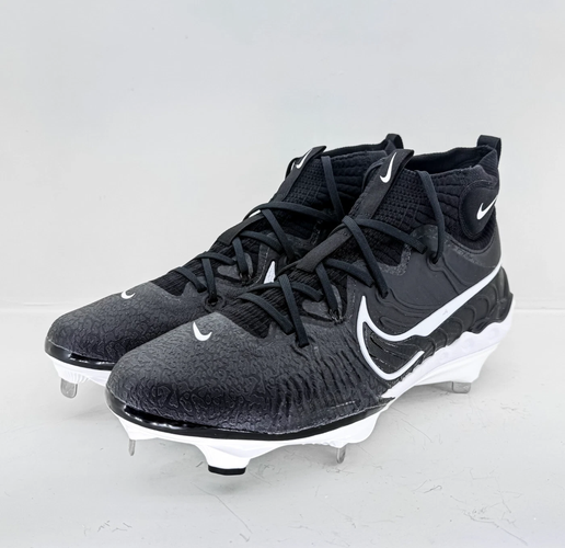 Nike Alpha Huarache NXT Black White Baseball Metal Cleats Mens 9 DJ6517-001 NEW