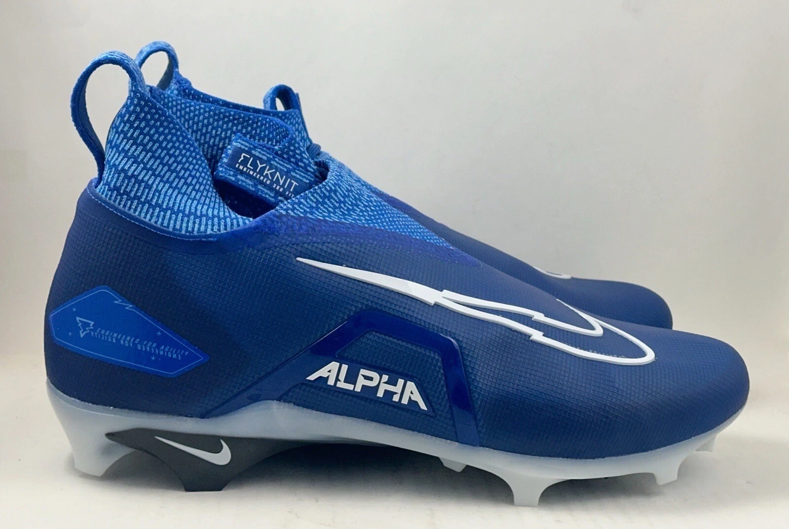 Nike Alpha Menace Elite 3 Game Royal Men Football Cleats Size 11.5 CT6648 414 Nike Alpha Menace Elite 3 Royal Blue Football Cleats Men main image 3