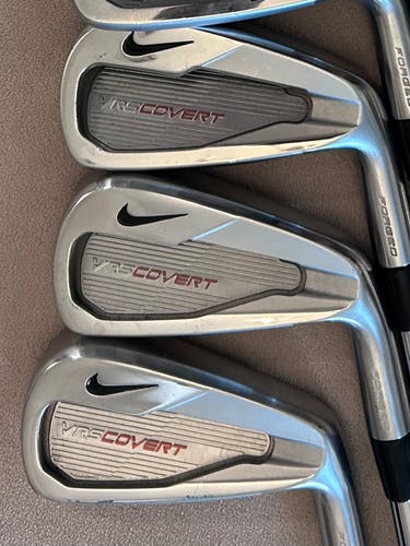 Men's Nike VRS Covert 2.0 Forged RH Iron Set X Stiff Flex Steel Shaft (Used)