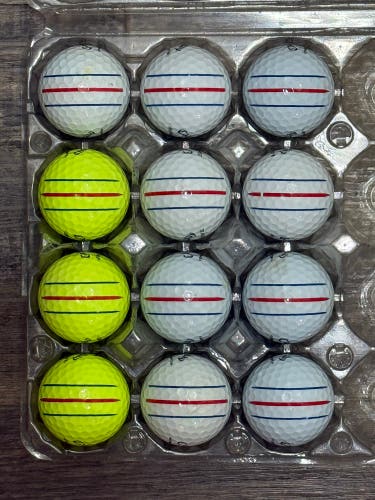 12 Callaway Triple Track Golf Balls - Chrome Soft, Chrome Tour, ERC Soft Models