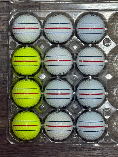 12 Callaway Triple Track Golf Balls - Chrome Soft, Chrome Tour, ERC Soft Models