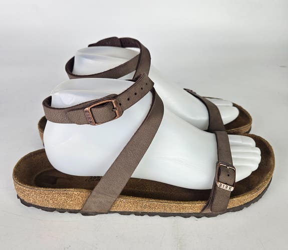 Birkenstock Yara Ankle Strap Womens Sandals Brown Size 41 / 10