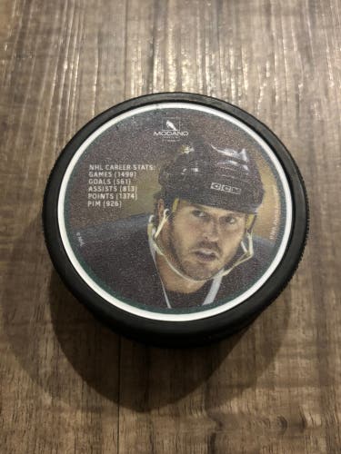 Dallas Stars Mike Modano Career Stats NHL Hockey Puck
