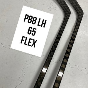 Senior(2x)Left P88 65 Flex 66” ProBlackStock™ Unbranded Blackouts Pro Stock Nexus Hockey Sticks