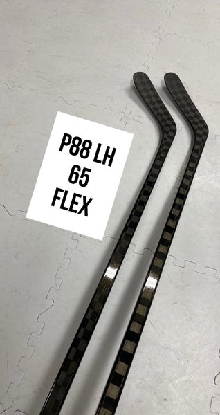 Senior(2x)Left P88 65 Flex 66” ProBlackStock™ Unbranded Blackouts Pro Stock Nexus Hockey Sticks