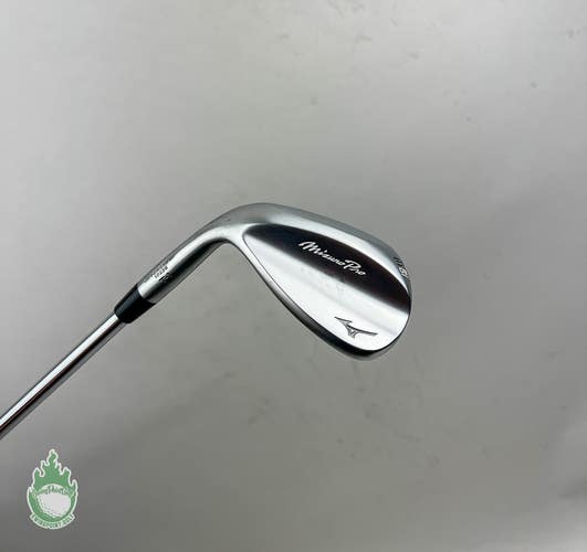Used LH Mizuno T-1 White Satin C Grind Wedge 58*-08 S400 Stiff Steel Golf Club