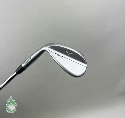 Used LH Mizuno T-1 White Satin D Grind Wedge 56*-10 S400 Stiff Steel Golf Club