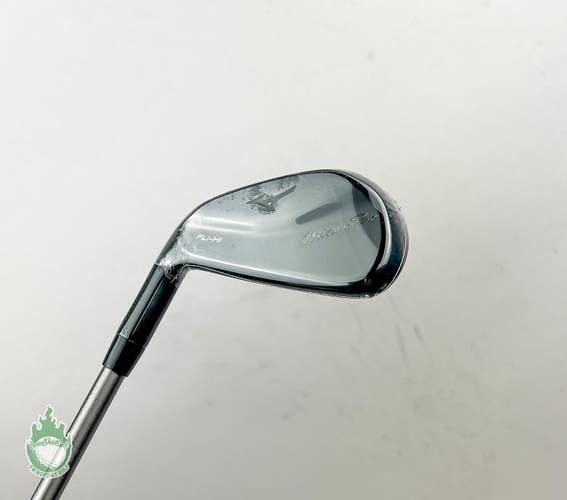 NEW LH Mizuno Pro Fli-Hi 4 Hybrid Iron Steelfiber F4 Stiff Graphite Golf Club