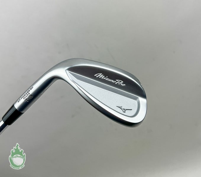 Used LH Mizuno T-3 White Satin M Grind Wedge 56*-10  Stiff Steel Golf Club