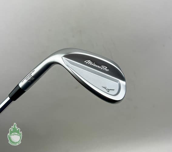 Used LH Mizuno T-3 White Satin M Grind Wedge 58*-12 Stiff Steel Golf Club