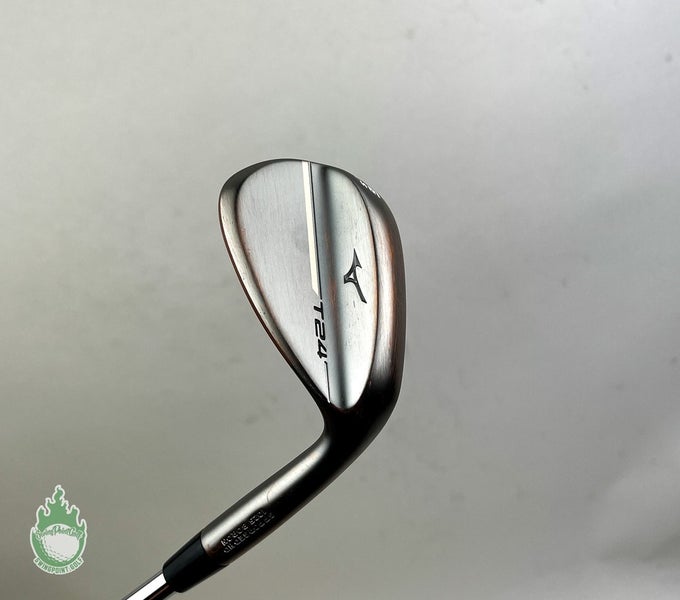 Used RH Mizuno T24 Denim Copper S Grind Wedge 56*-12 S400 Stiff Steel Golf Club