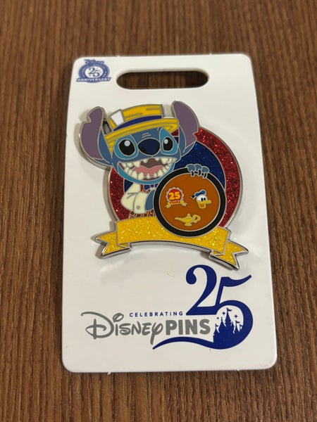 Stitch Walt Disney World 25th Anniversary of Pin Trading Collectible Pin
