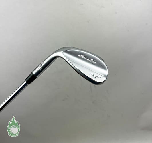 Used LH Mizuno T-1 White Satin M Grind Wedge 56*-10 S400 Stiff Steel Golf Club