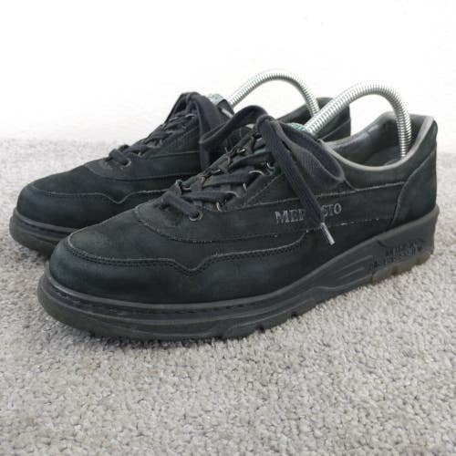 Mephisto Runoff Air Bag System Womens Size 10 Shoes Black Suede NO INSOLES