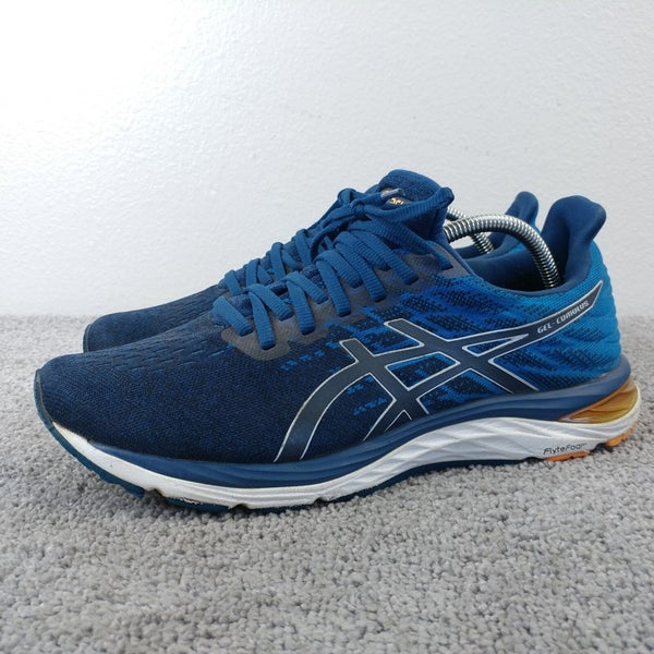 Asics Gel Cumulus 21 Mens Size 10.5 Running Gym Sneakers Blue Orange 1011A809