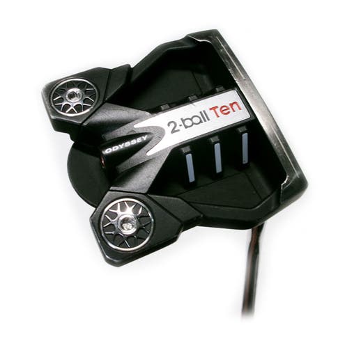 Odyssey 2-Ball Ten Red 35" Putter w/ Stroke Lab