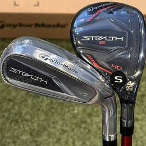 TaylorMade Stealth HD Combo Set 4H, 5H, 6-PW, SW Graphite Speeder NX Red, Stiff