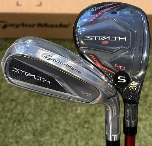 TaylorMade Stealth HD Combo Set 4H, 5H, 6-PW, SW Graphite Speeder NX Red, Stiff