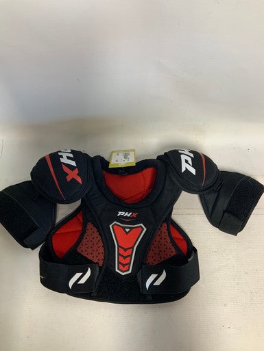 Used Phx BLACK Youth Shoulder Pads SM 11823-S000033003