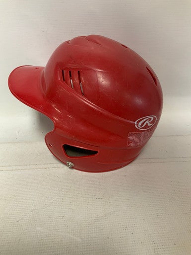 Used Rawlings RED Batting Helmet No Mask Red M/L 11823-S000032967