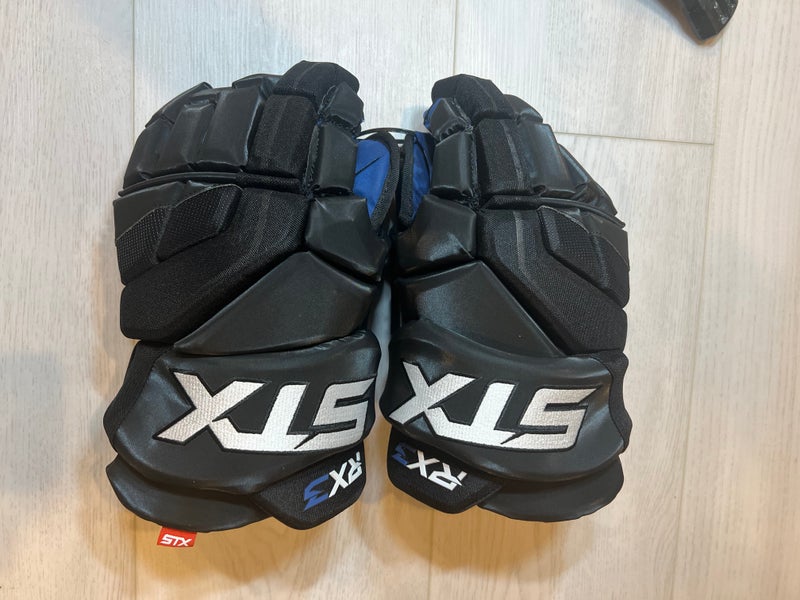 NEW STX Surgeon RX3 Hockey Gloves 15" Black w/Blue Palms (New)