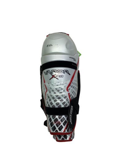 Used Bauer VAPOR X 20 Junior Shin Guards Red 12" 11347-S000251672