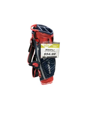 Used Maxfli 5 WAY STAND BAG Mens Stand Bag Red 11347-S000251665