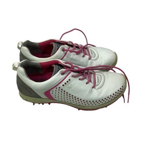 Used Ecco Womens Golf Shoes White Senior 8.5 11347-S000251617