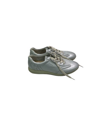 Used Ecco Womens Golf Shoes Silver Senior 9 11347-S000251618